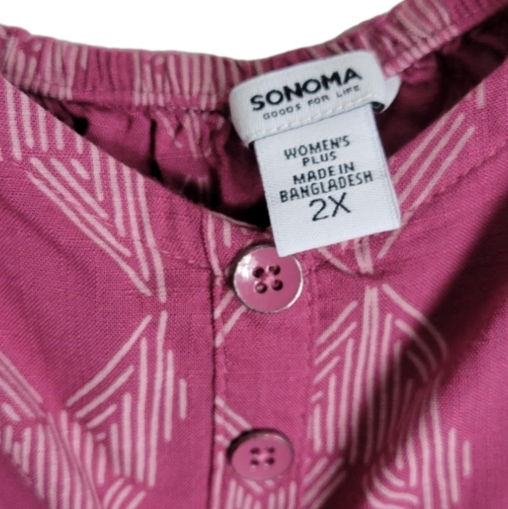 NWT Sonoma Rayon Camisole, size 2x - Picture 3 of 8
